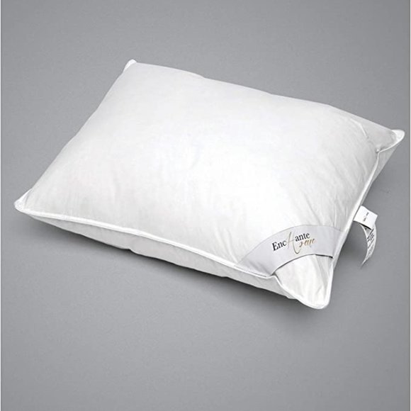OVERSTOCK Bedding Enchante Home Luxury Goose Down Queen Pillow Firm